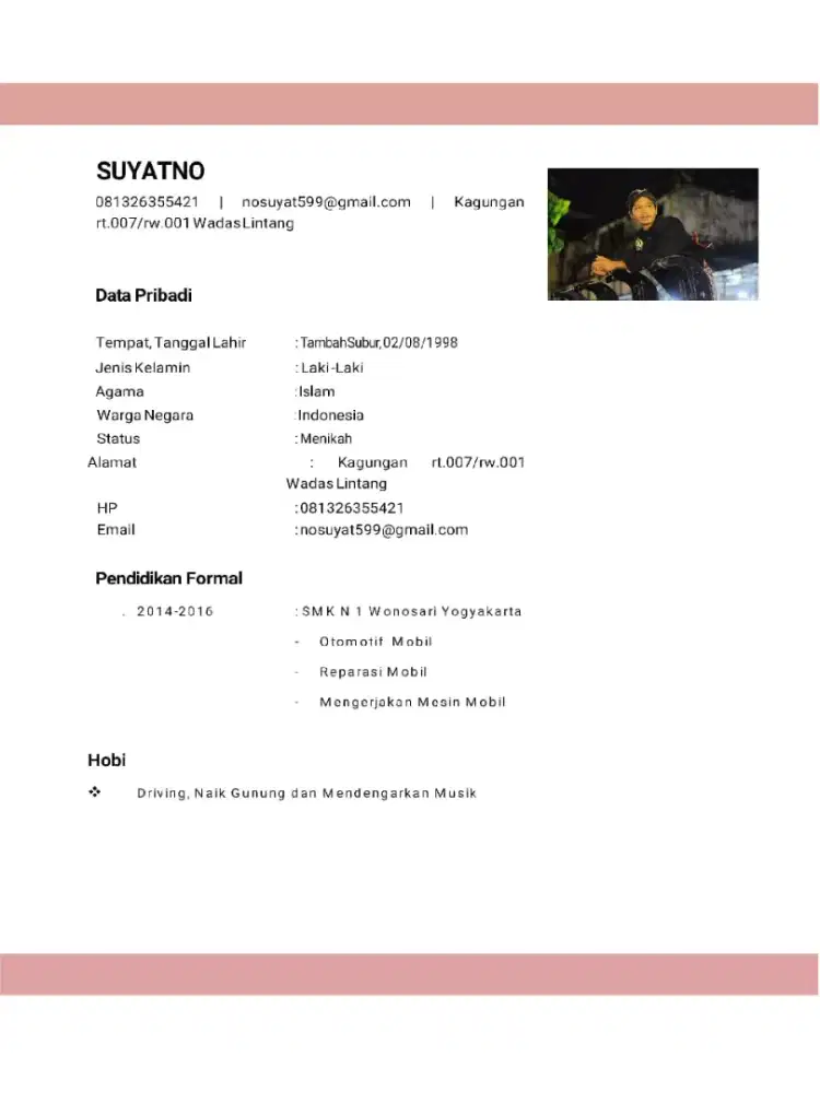 Cari lowongan kerja driver