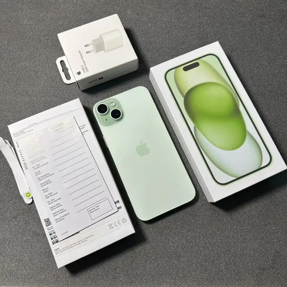 Iphone 15 plus 256 gb gdn ibox green