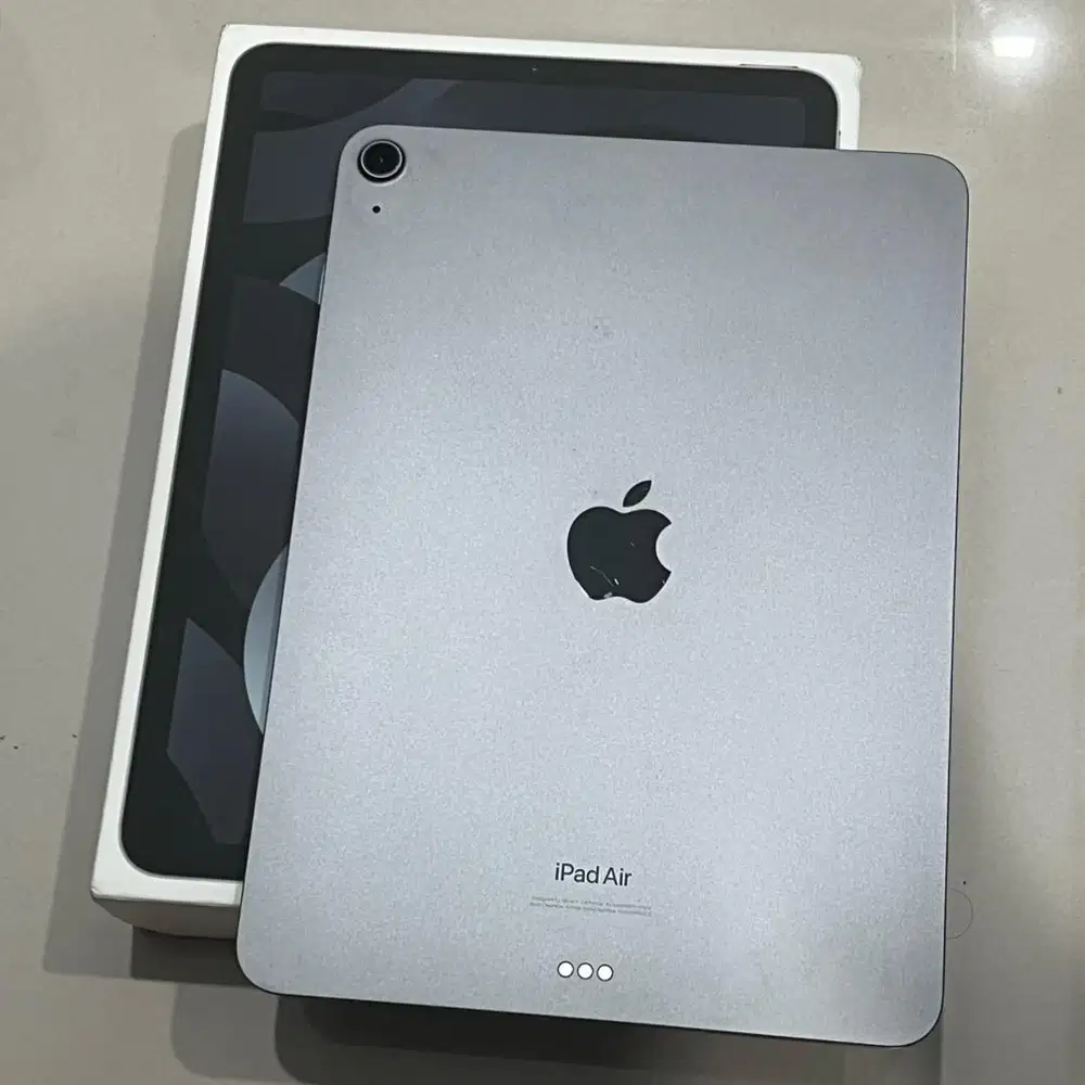 Ipad air 5 64gb grey original fullset dent