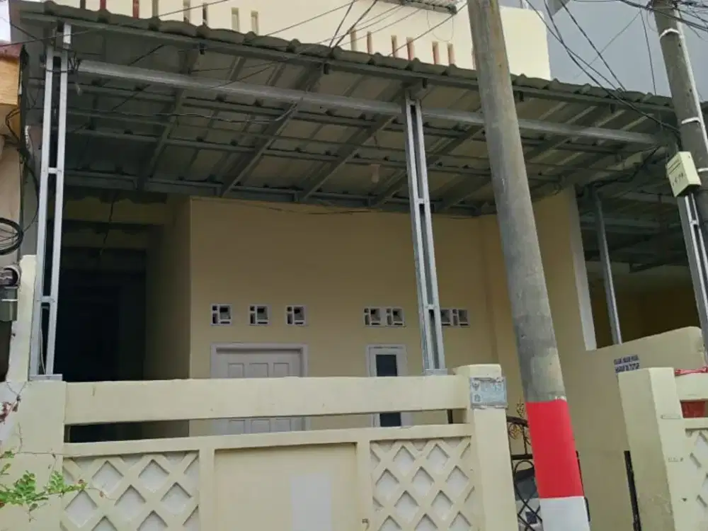 KONTRAKAN 8 PINTU BANGUNAN 2 LANTAI FULL OKUPANSI DI KOJA JAKUT