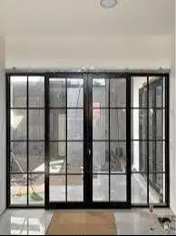 Pasang Plafon PVC + Gypsum WPC + Kusen Pintu Swing Alumunium ALUMINIUM