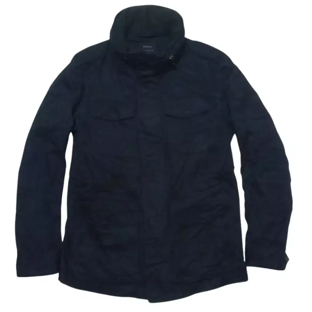 ZIOZIA BLUE BLACK CAMO TS Canvas Parka Military Style Jacket