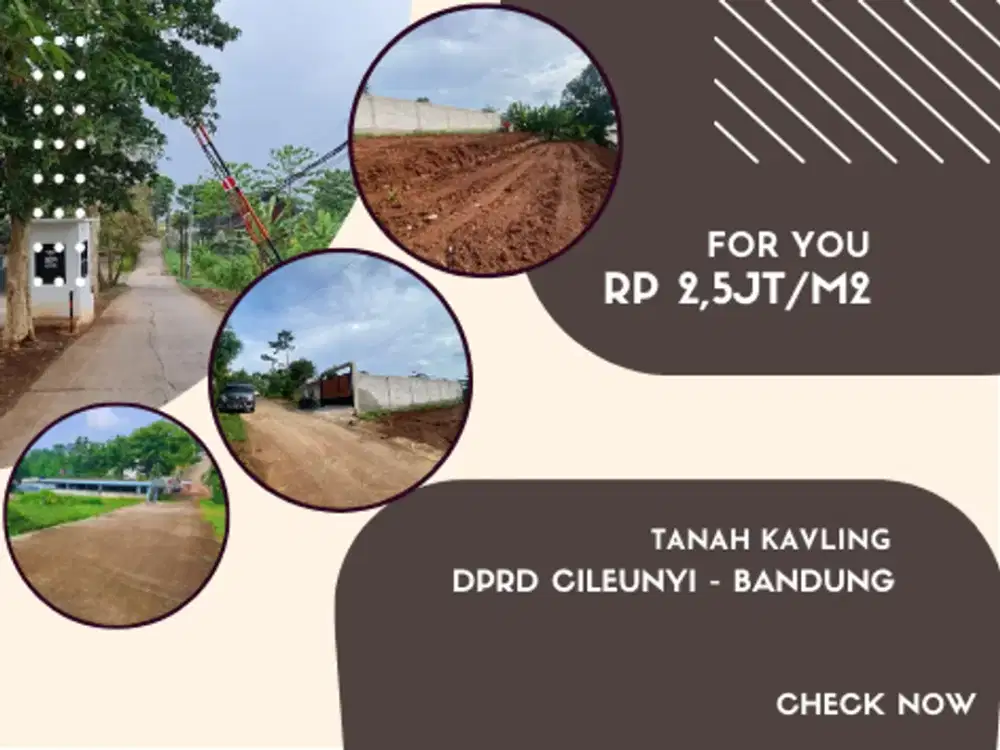LAHAN LUAS 156 M² DI TITIK STRATEGIS CILEUNYI. Tinggal Kavling A2!