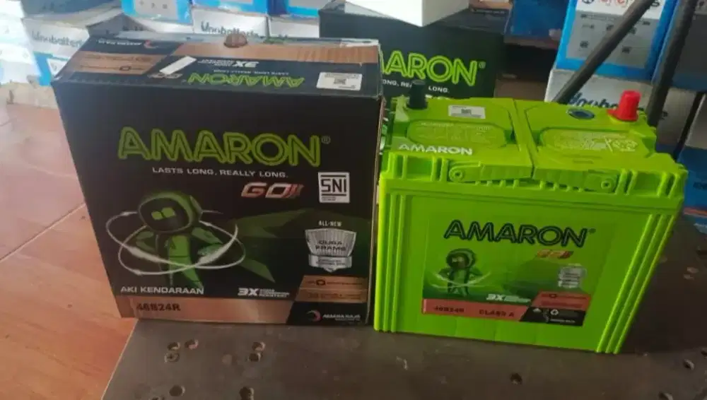 Aki Mobil Amaron Baru – Siap Antar Pasang – Garansi