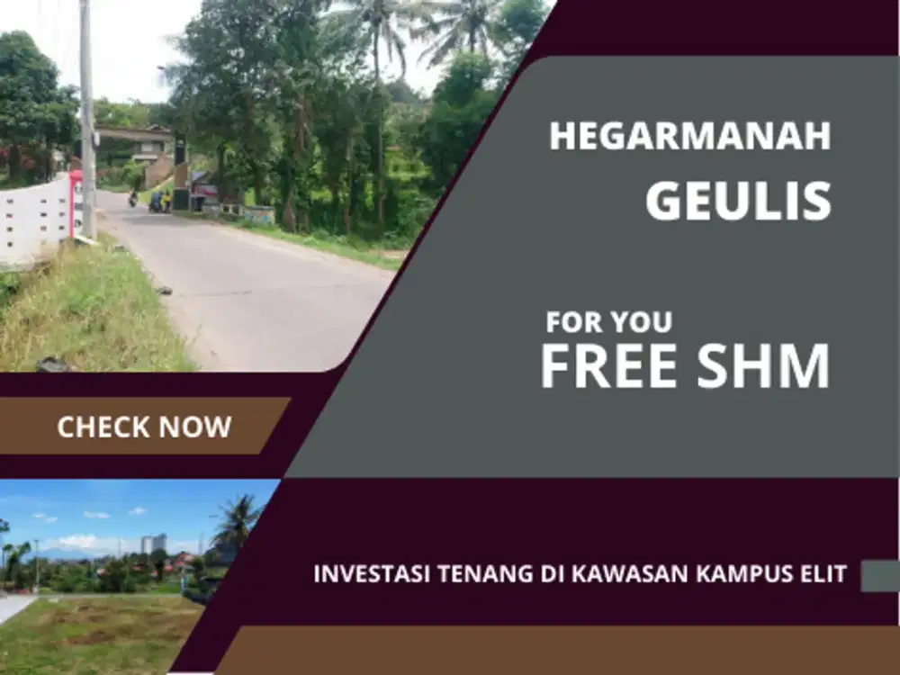 Strategis di Zona Kuning SHM! Keuntungan: Legalitas Premium Anti-Sengketa Tata Ruang