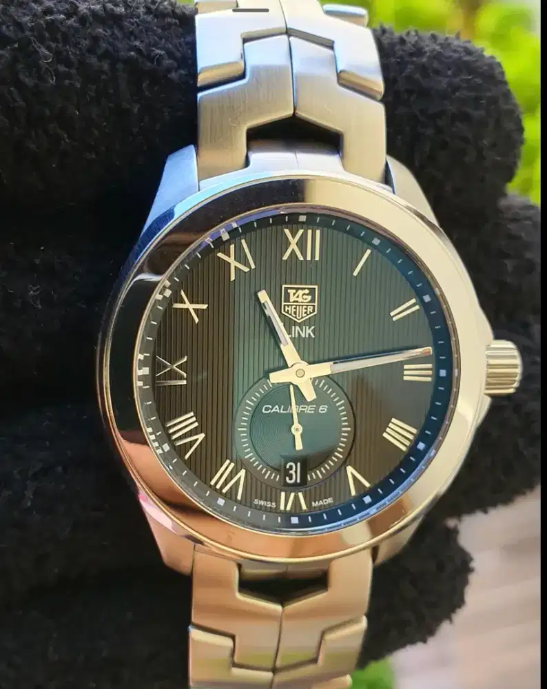 TAG HEUER LINK CALIBRE 6 ROMAN NUMERALS VINTAGE