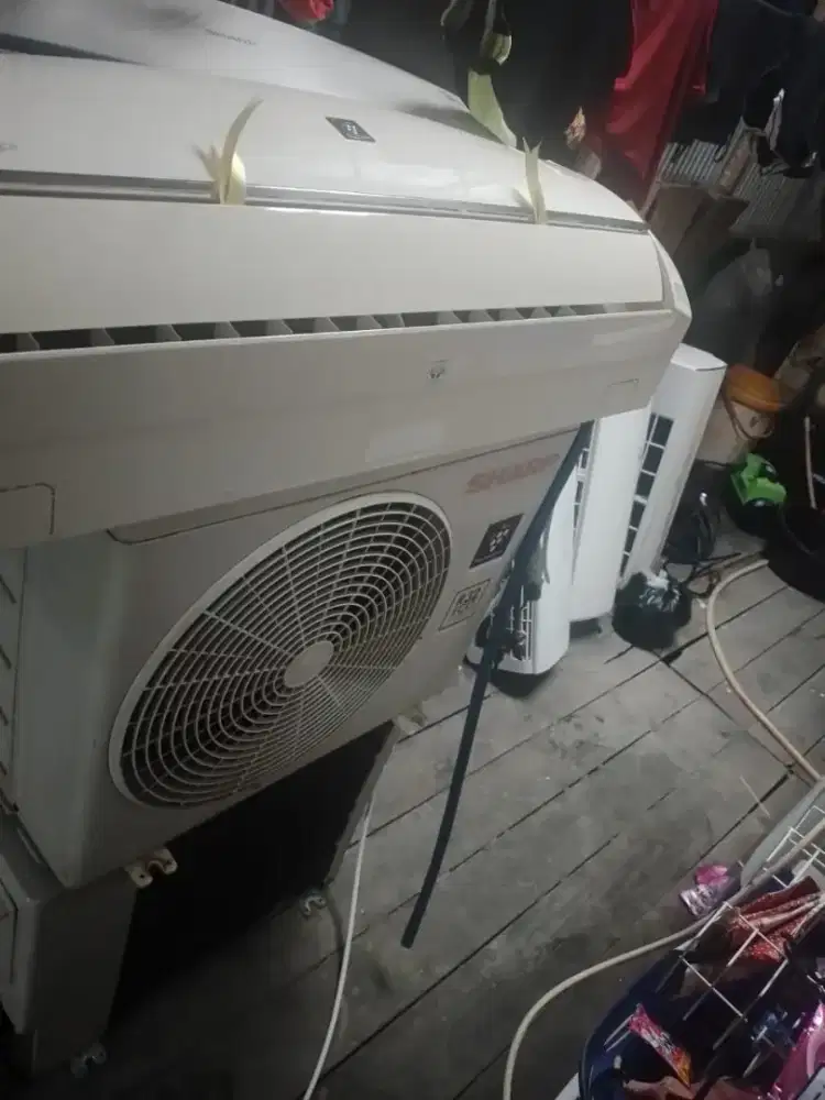 Jual AC Sharp 1/2pk prion r32 low watt bening bergaransi hrga brsih