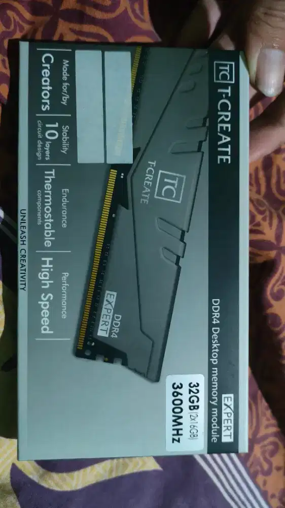 RAM DDR4 32GB (16X2) TEAM CREATE EXPERT