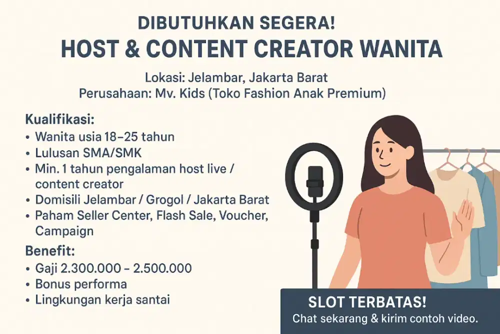 Dibutuhkan Host &Content