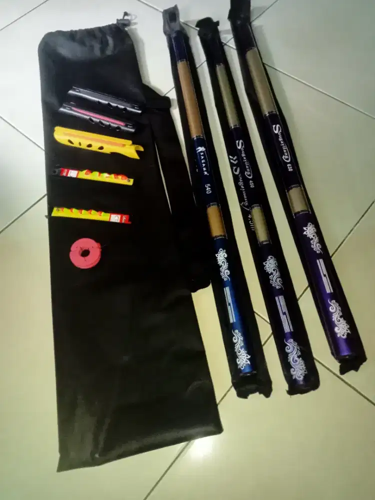 Joran tegek 3 pcs UK.630,540,450 cm harga dibawah 3 joran