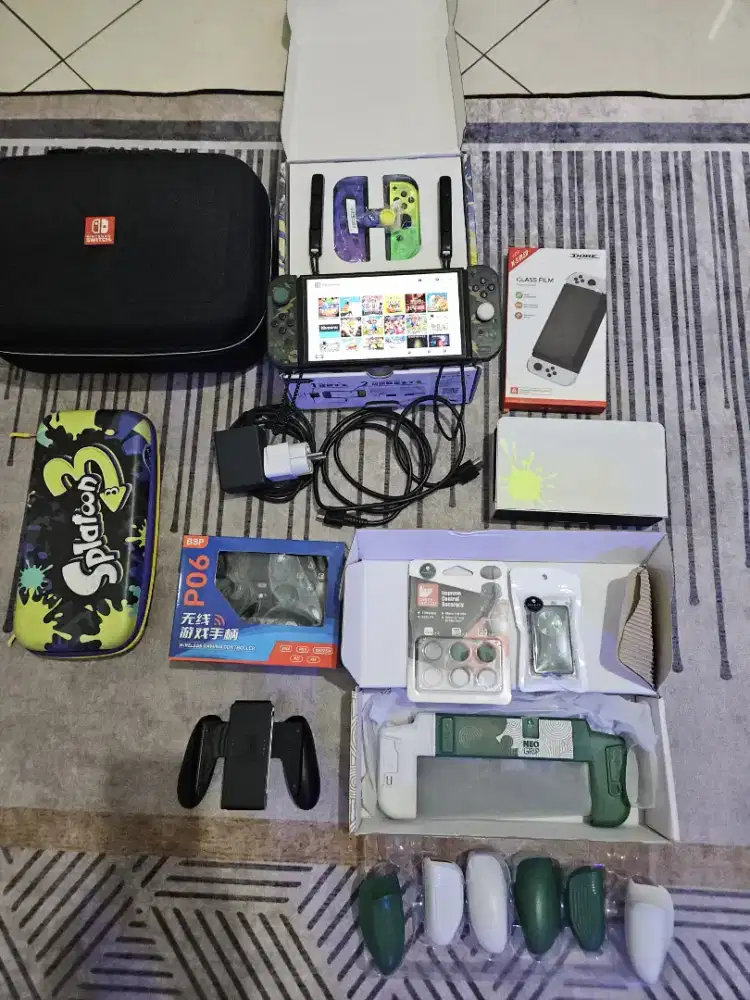 Nintendo switch oled Splatoon dual boot