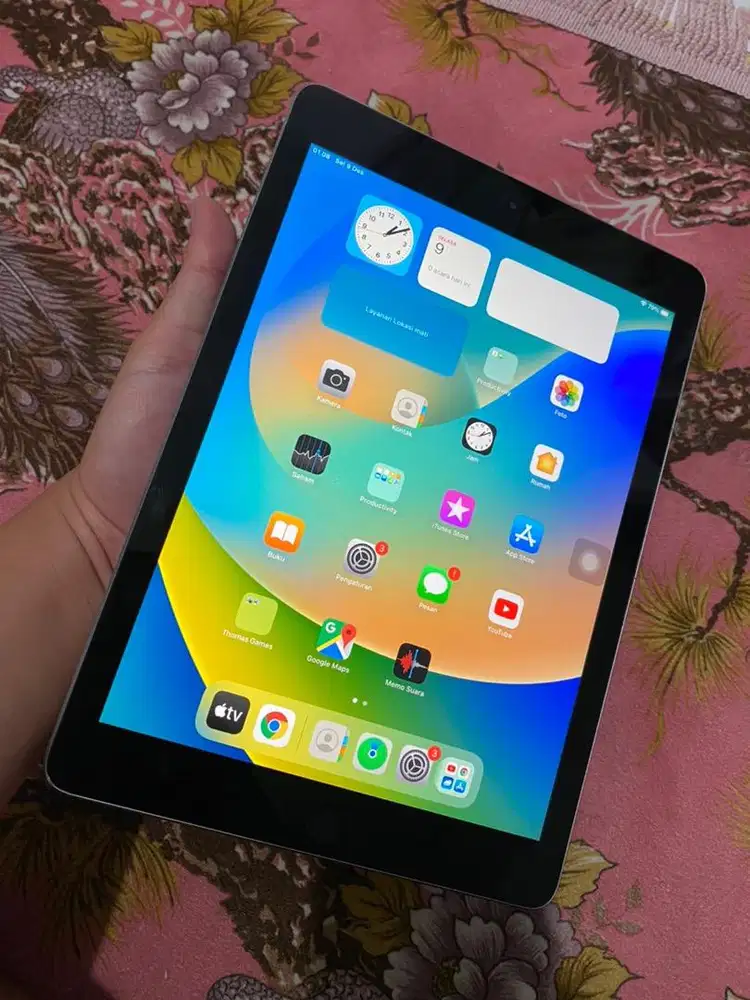 Ipad 5 128gb terawaaaat mulus