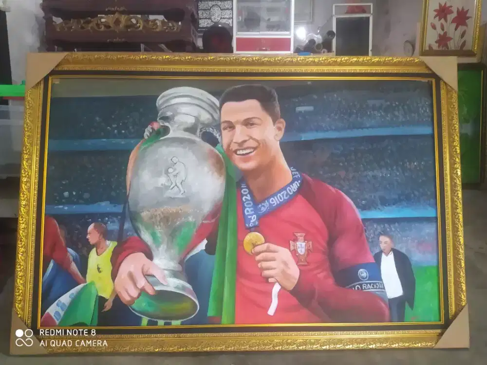 Lukisan Cristiano ronaldo