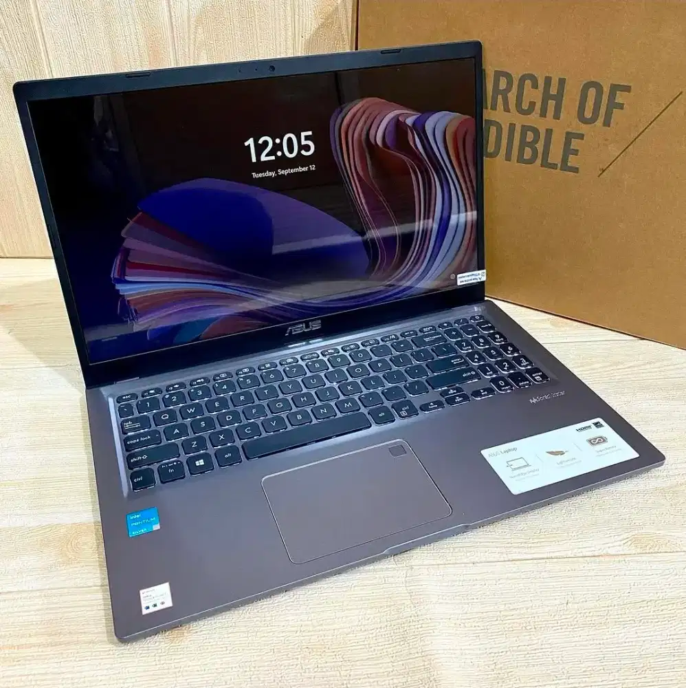 Laptop Asus A516K N4500 Ram 4GB ssd 256GB keybord nyala fulset