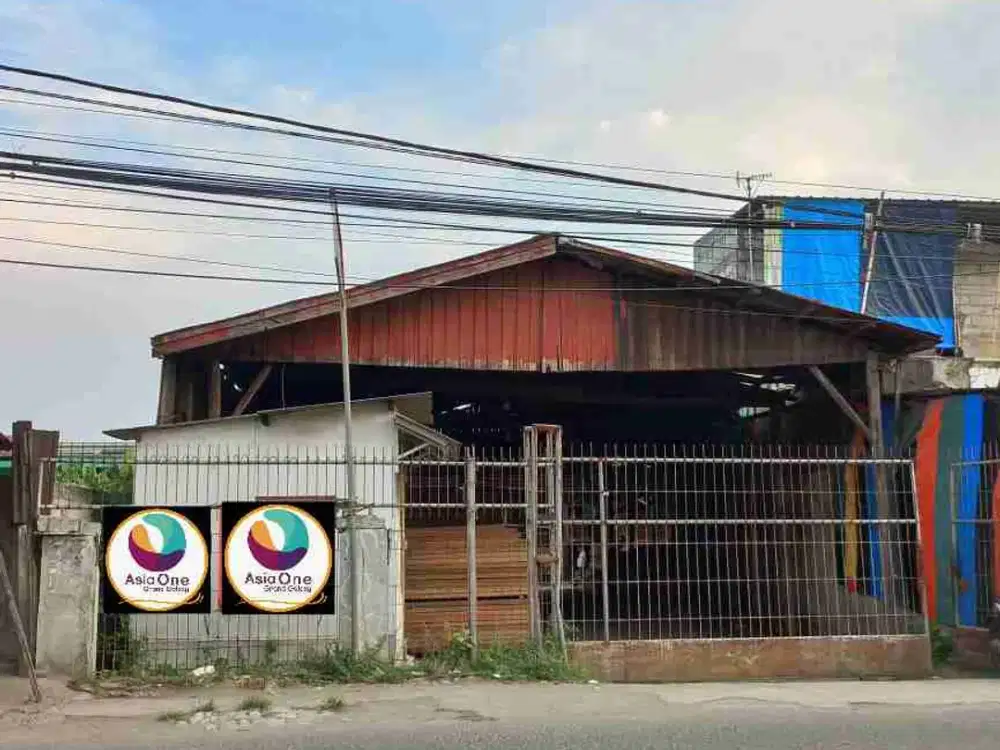 Di jual Gudang dan Lahan,  di ujung harapan,  bahagia,  Babelan