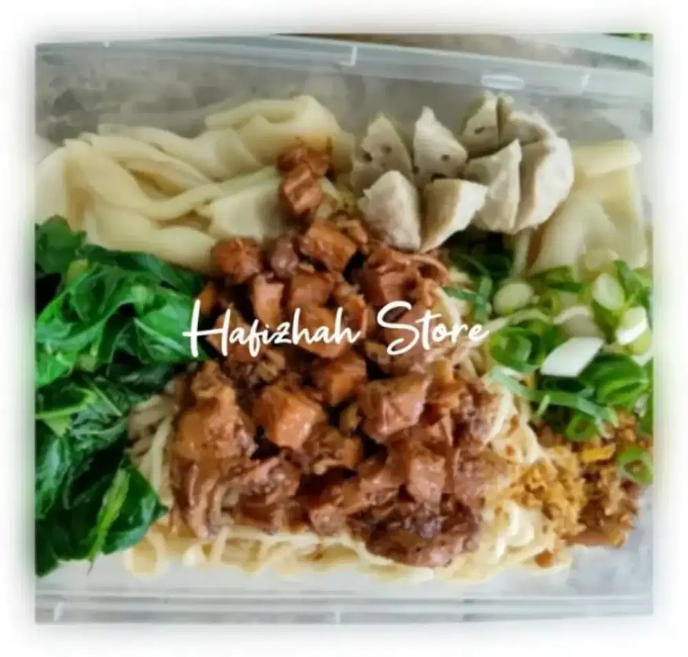 Mie ayam komplit min 3 porsi