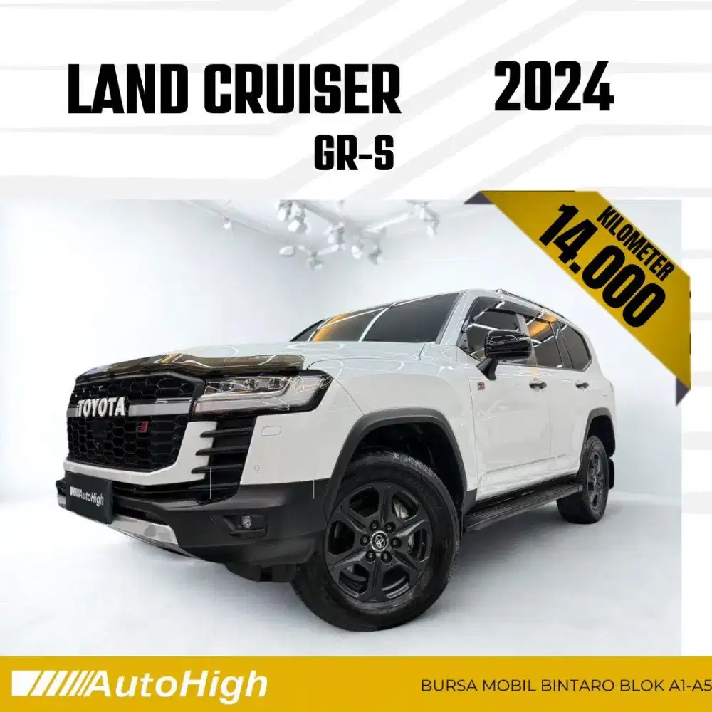 DP10% [Km14.000] Land Cruiser GR 2024 White / VXR Reg 2025 #AUTOHIGH