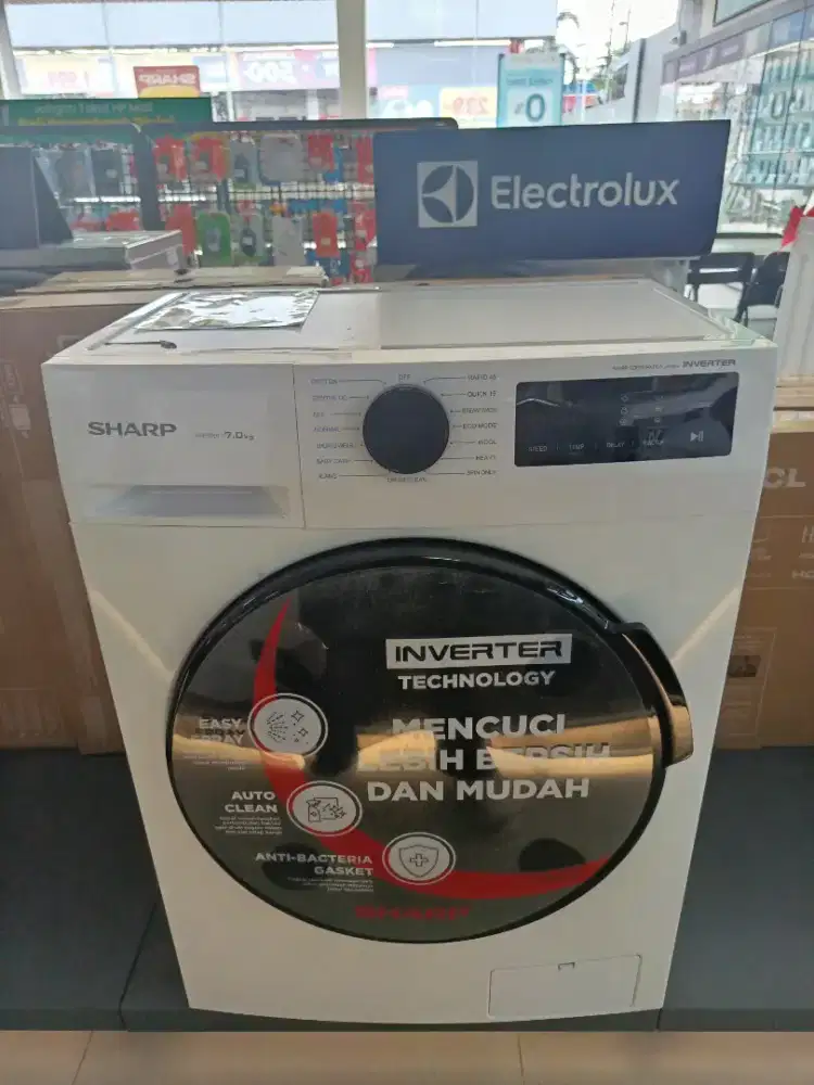 Promo Mesin Cuci Front Load Sharp 7 KG Cicilan Tanpa DP Bunga 0%