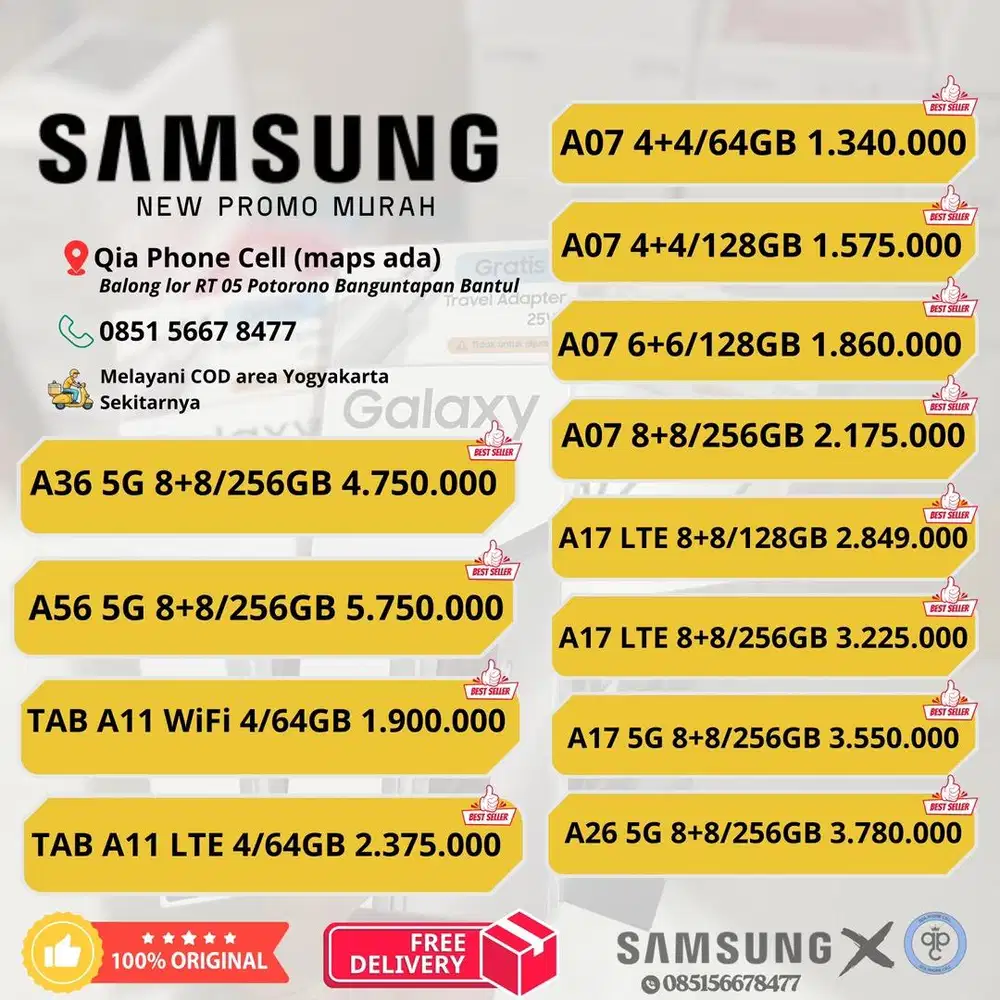Samsung A Series Murah Bisa COD