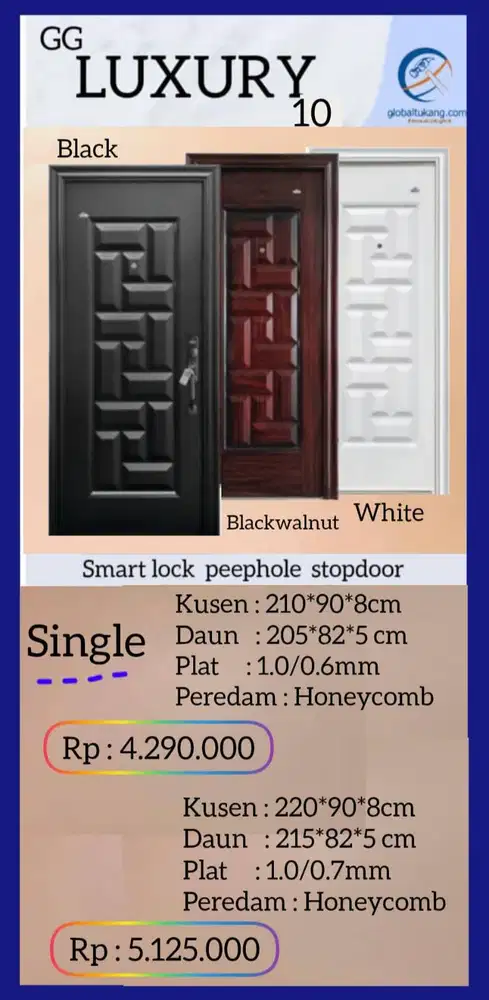 Jual Pintu Baja untuk kamu yang mengutamakan kualitas kota Padang