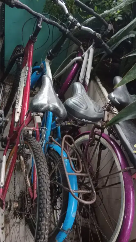 Jual borongan 3 sepeda kondisi bagus hbs diservice