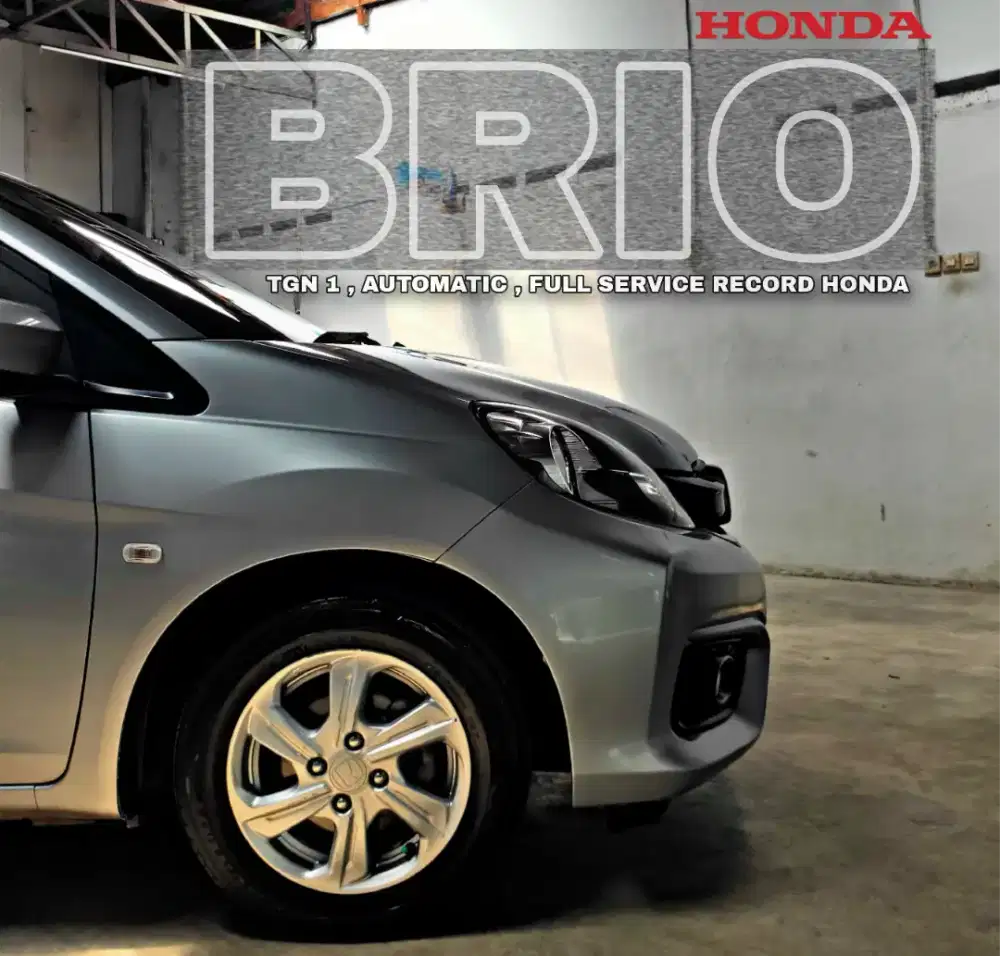 [DP 8 JT]Garansi 1th BRiO E 2017 Matic LOW KM KONDISI ISTIMEWA BANGET!