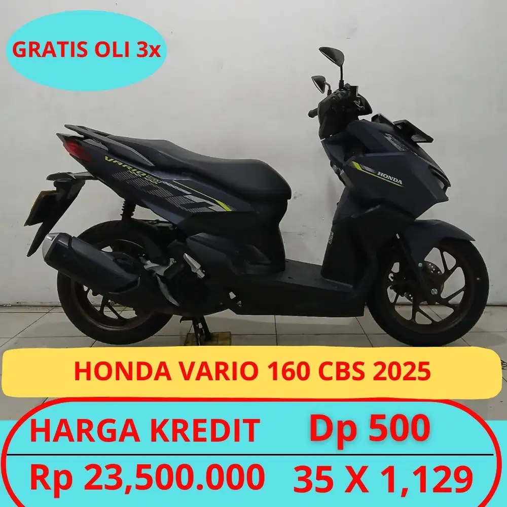 HONDA VARIO 160 CBS 2025 DP HANYA 500 RIBU GUYSSS
