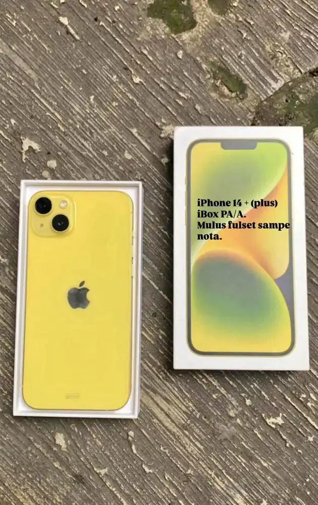 Iphone 14plus mulus LIKE NEW hp pribadi