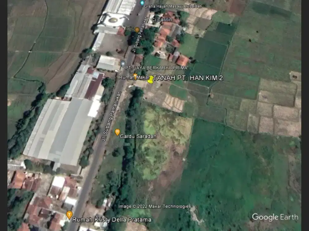 Jual Cepat Tanah Bagus di Subang Jawa Barat Lokasi Strategis Bisa untuk Industri