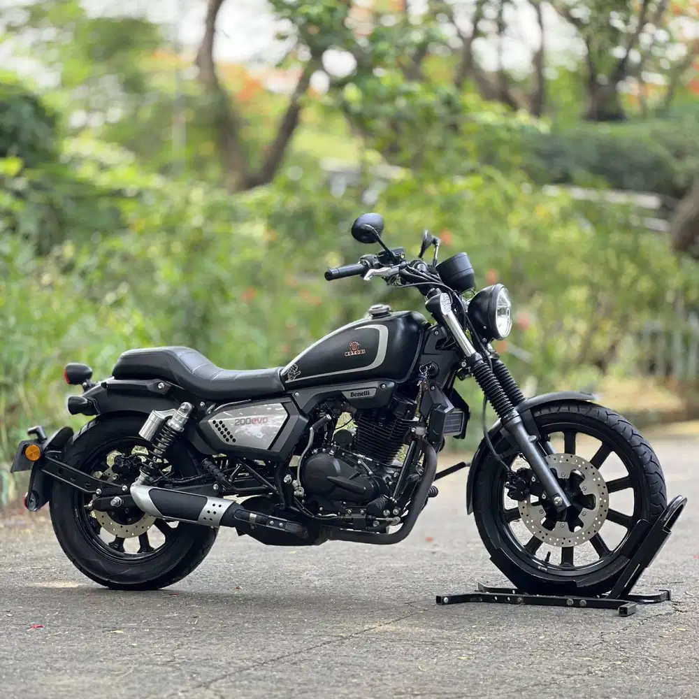 BENELLI MOTOBI 200 EVO 2022 HITAM KM 4K PAJAK PANJANG NO MINUS