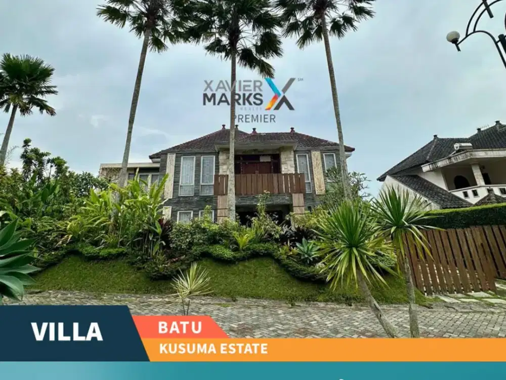 Dijual Villa Full Furnish Luxury Tropis di Kusuma Estate Batu