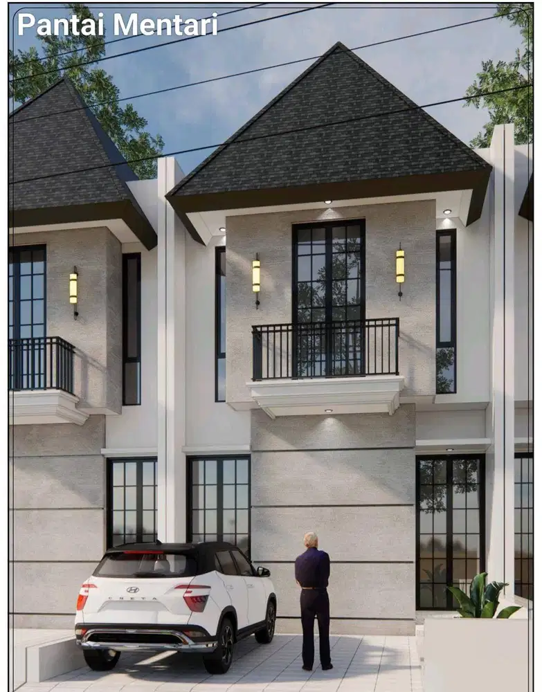 Dijual Rumah Pantai Mentari Minimalis Baru Gress 2 Lantai Ada Carport