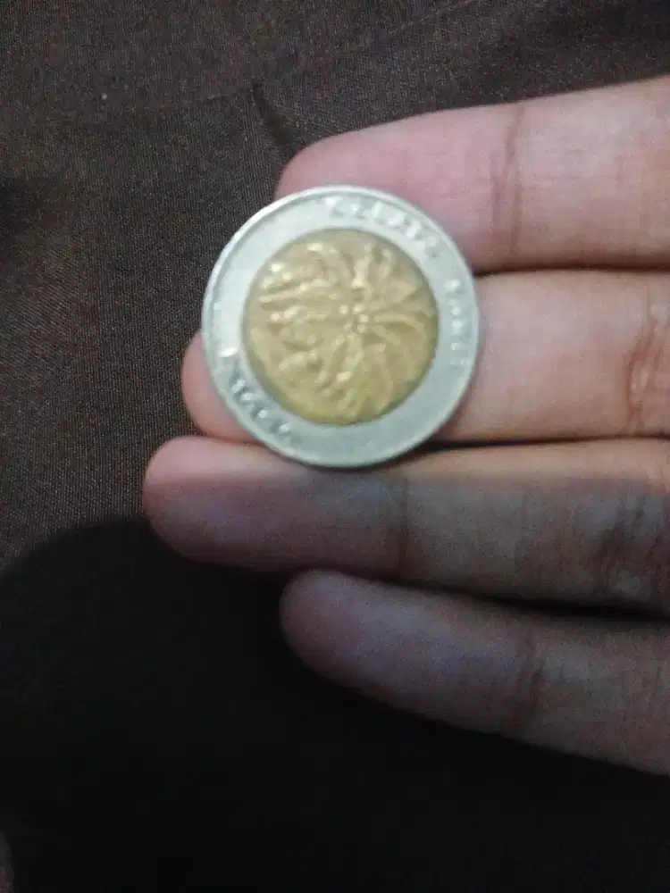 Koin 1 rupiah kelapa sawit (asli)