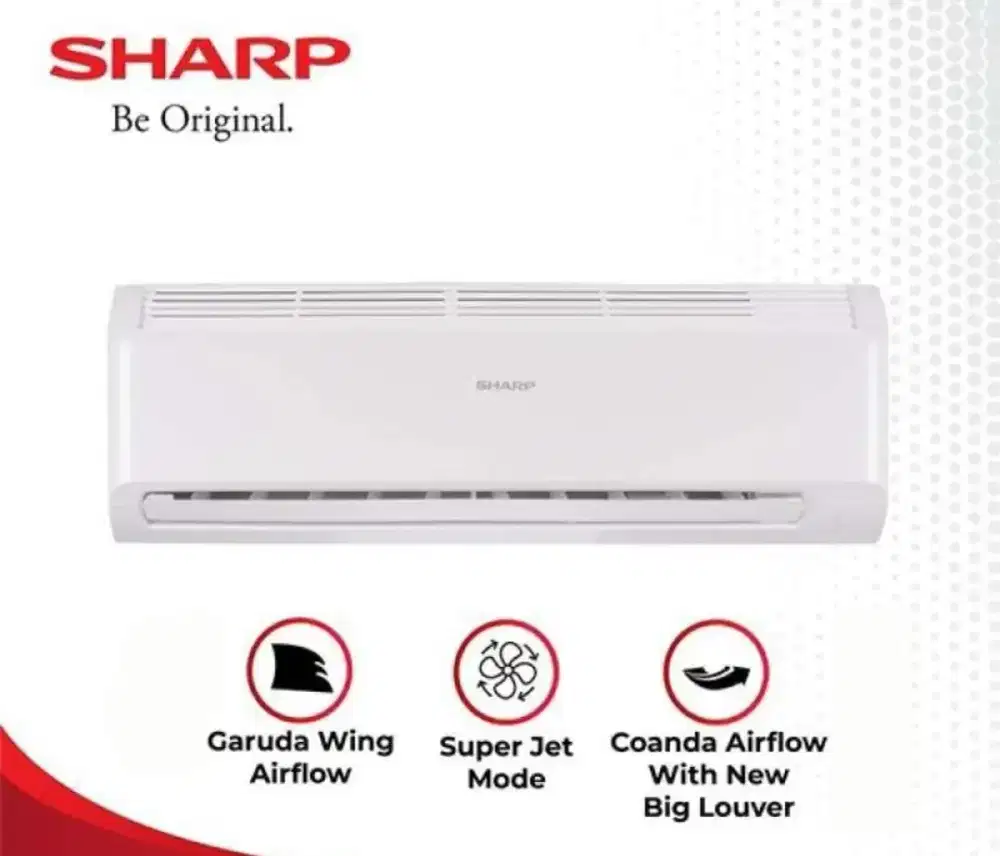 AC 1/2PK Sharp Standart lagi ada Harga Akhir Tahunn di Atlanta Mataram