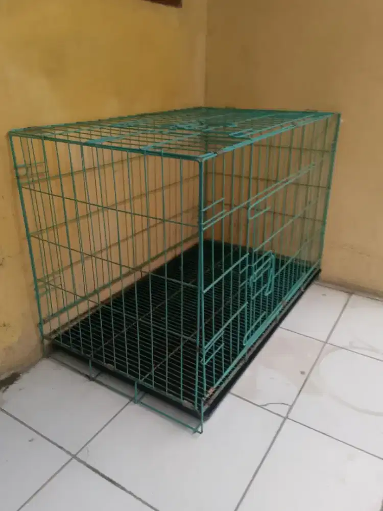 Kandang kucing besar besi tebal