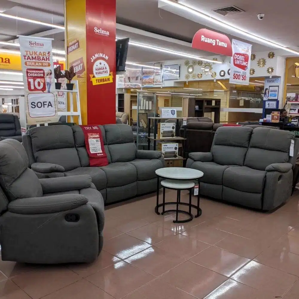 SOFA SET RECLINER SELMA/INFORMA