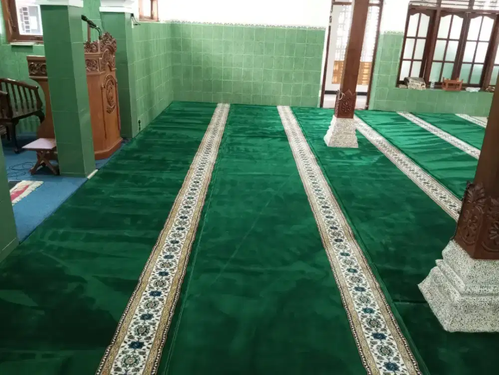 PROMO GRATIS TV!! KARPET MASJID IMPORT TURKIYE TEBAL