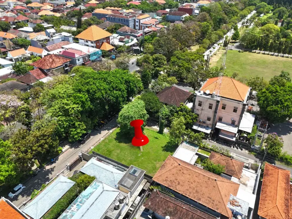 Tanah Renon 2 menit Jalan Kaki Ke Lapangan Renon Zona Perdagangan dan Jasa