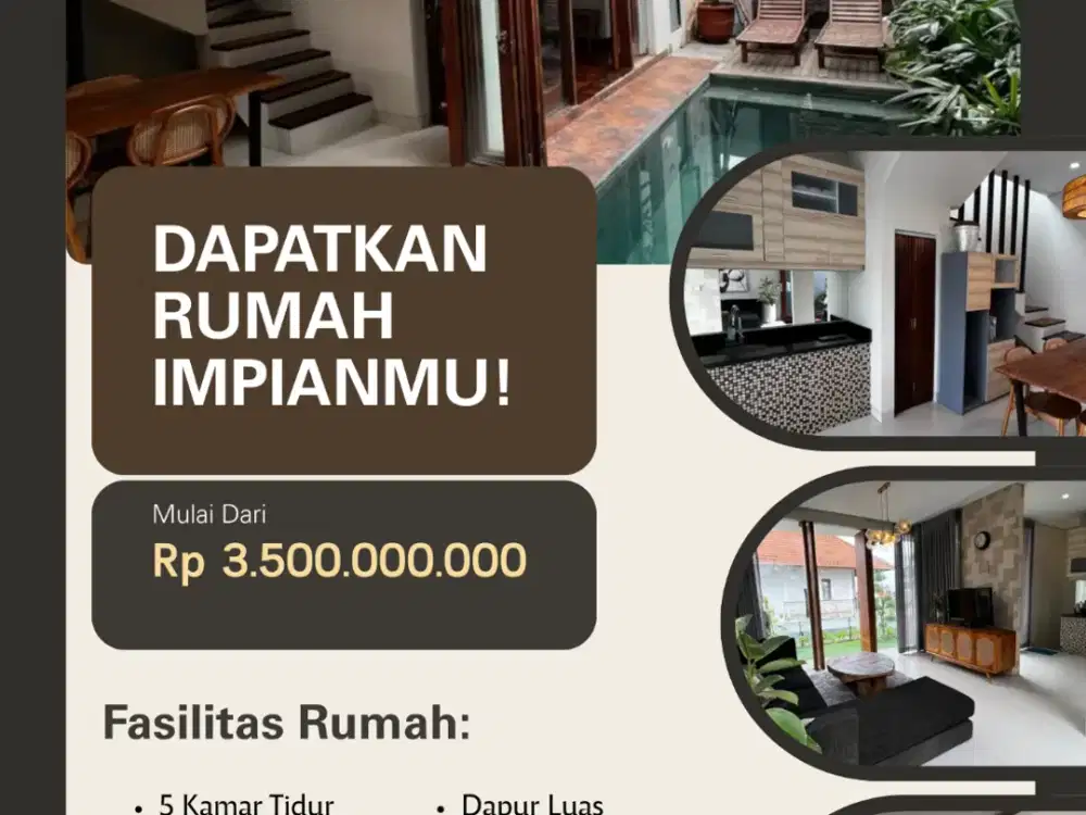 For Sale  Rumah Modern Minimalis Lantai 3 Di Jalan Sedap Malam sanur Denpasar