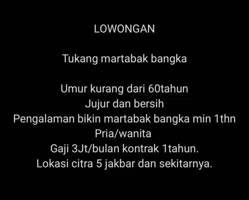 Tukang martabak di citra 5 jakbar sekitarnya