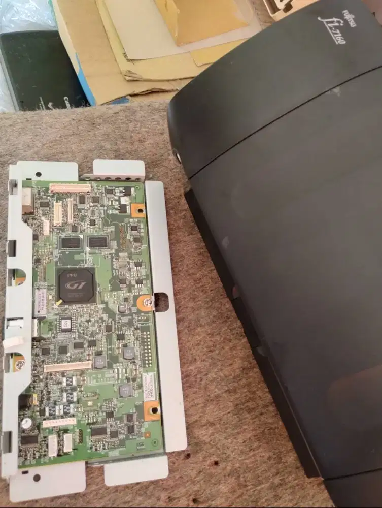 Mainboard Scanner Fujitsu Fi7160 copotan unit berfungsi normal,bagus
