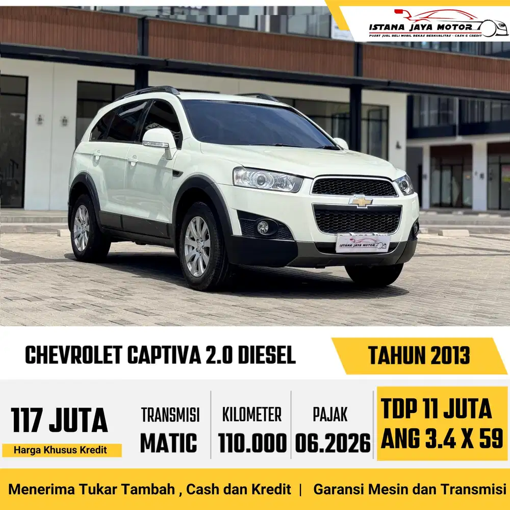 Chevrolet captiva 2.0 Diesel AT th 2013 #istana jaya motor