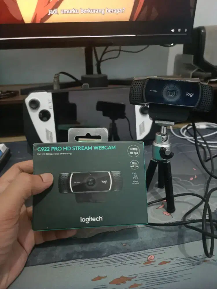 Webcam Logitech c922 Pro HD Like New
