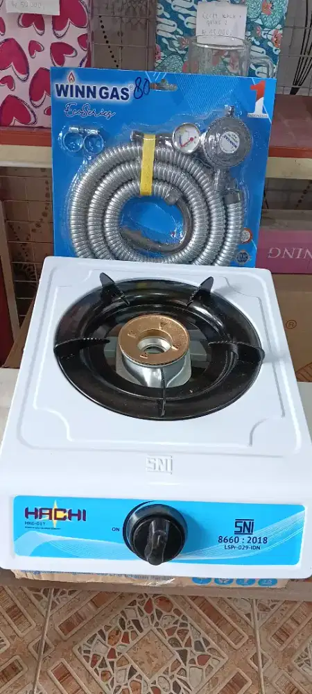 Jual kompor+regulator baru murah