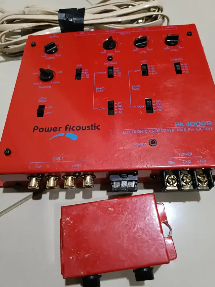 Crossover aktif power accoustic