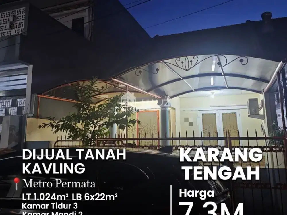 WTS / Dijual tanah 1.024 m² Harga rata2 tanah 9 jt/m2, Dijual BU 7 jt/m2 Beli tanah BONUS rumah