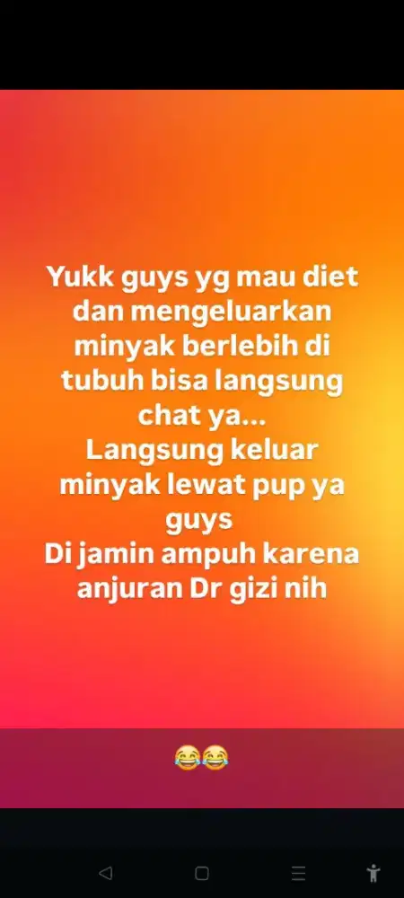 Terapi diet dengan mengeluarkan minyak dalam tubuh