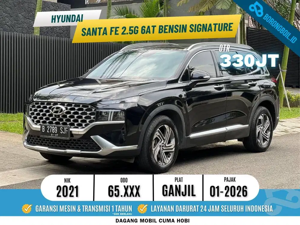HYUNDAI SANTA FE 2.5 SIGNATUR 2021 ISTIMEWA SIAP PAKAI