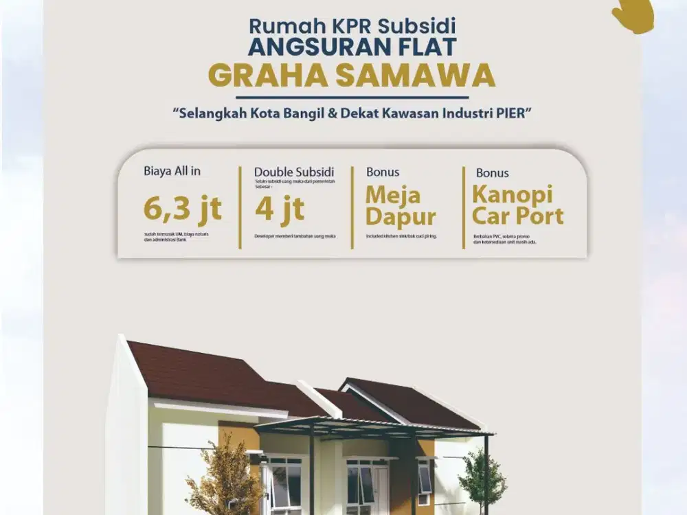 WARGA BANGIL MERAPAT! RUMAH SUBSIDI PINTU BAJA!