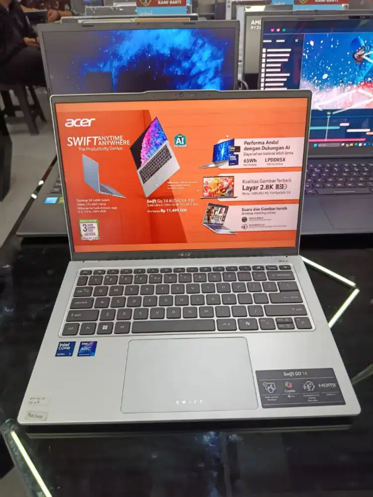 Promo! Laptop Acer Swift Go 14 AI 75WS Core Ultra 7 155H